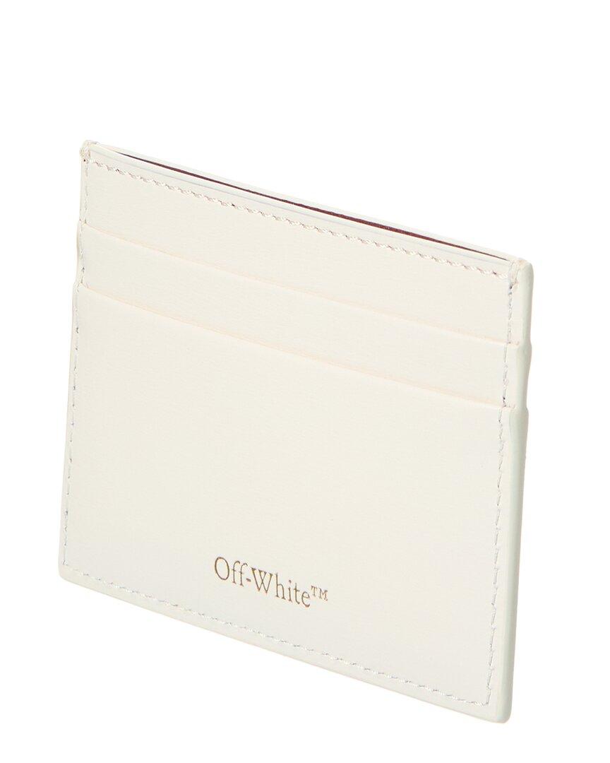 【Off-White】★Diagnal Card Wallet★OMND028S22LEA001 1001 Off-White c/o Virgil Abloh Wallets and cardholders for Women