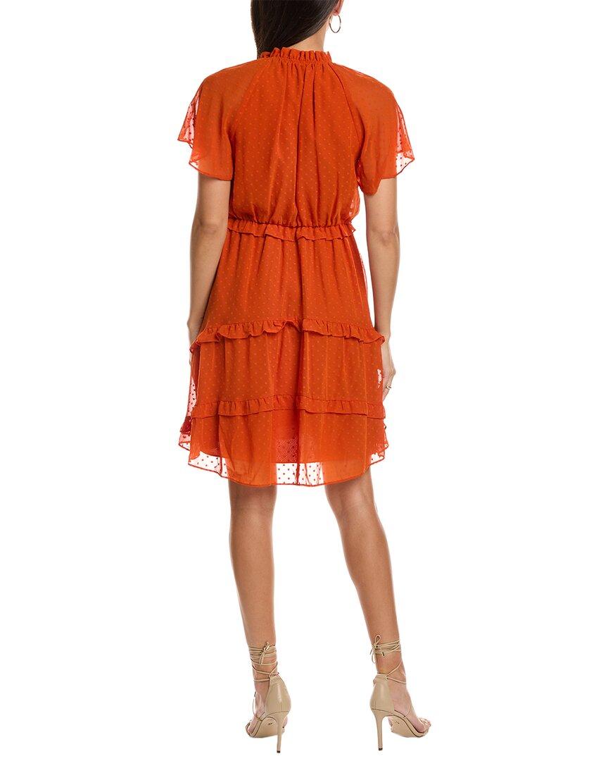 nanette lepore orange dress Nanette Lepore Floral Dress Orange, Size 6