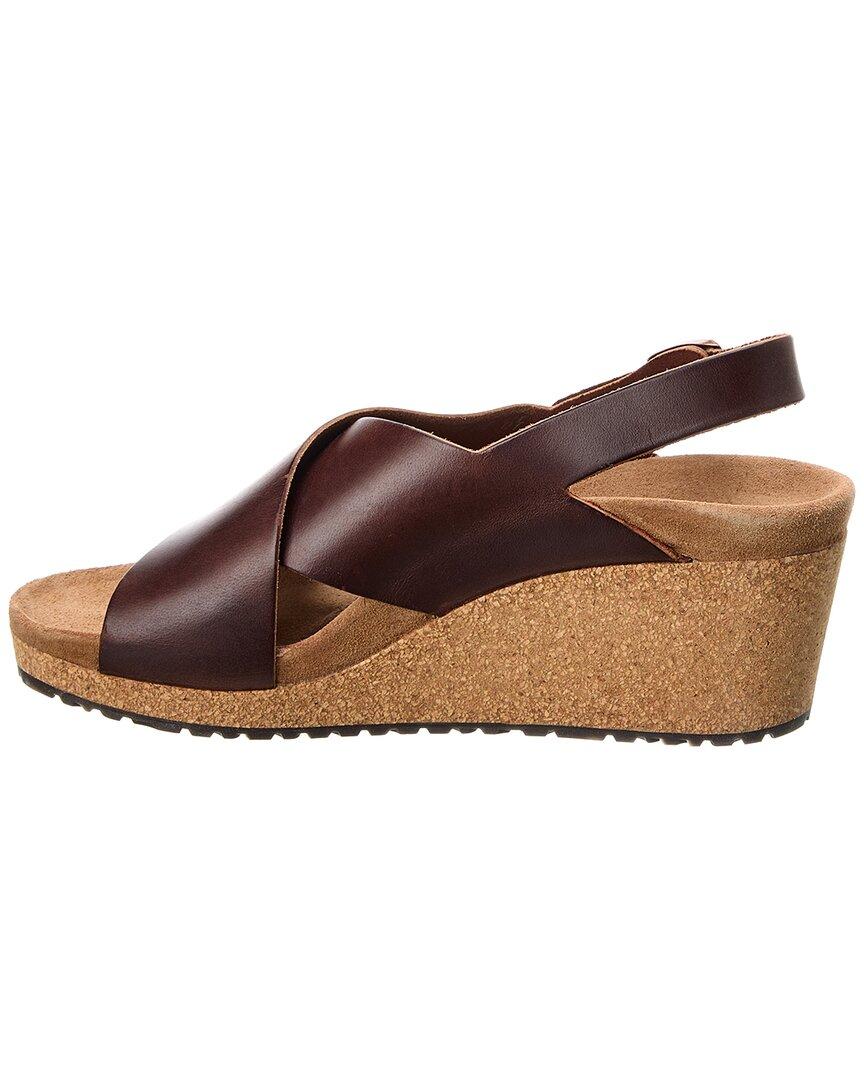 Birkenstock esra leather wedge clog sale