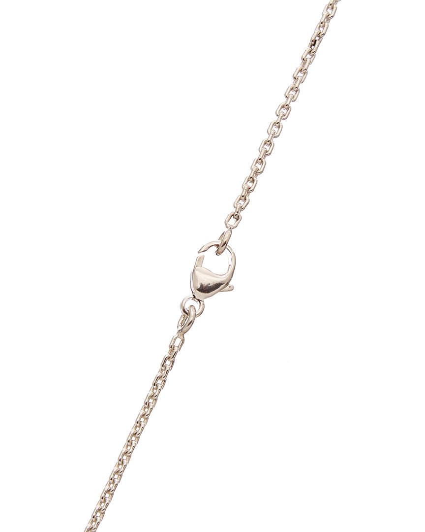 Louis Vuitton Canvas Silver-tone Lock It Necklace in Metallic - Lyst