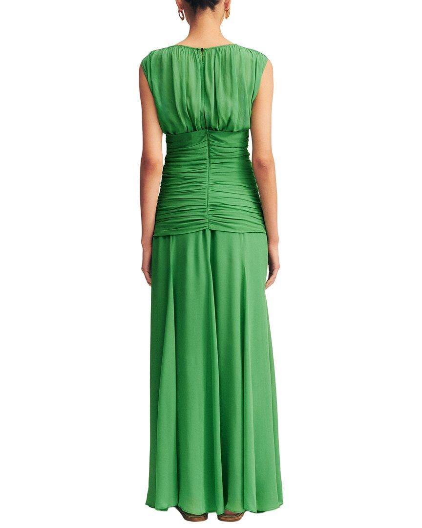 Shona Joy Blair High Neck Maxi Dress in Green | Lyst UK