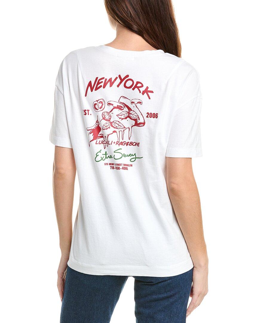 Rag Bone Lucali Employee Mica T-Shirt in White Lyst UK