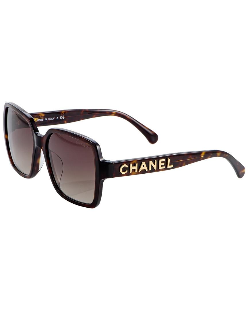 CHANEL CH5480H C 714/S9 Havana Frame / Light Brown Gradient Polarized  Sunglasses $268.88 - PicClick