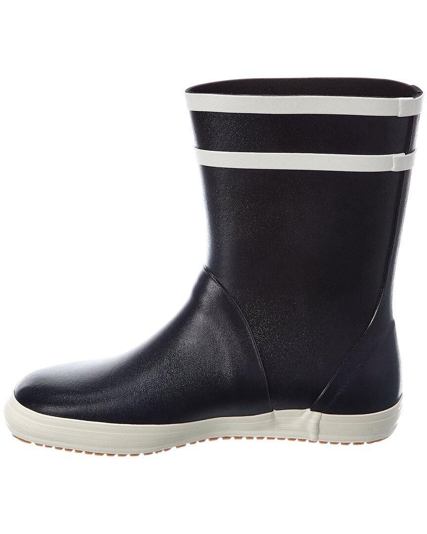 Celine Logo Rubber Rainboot in Blue | Lyst