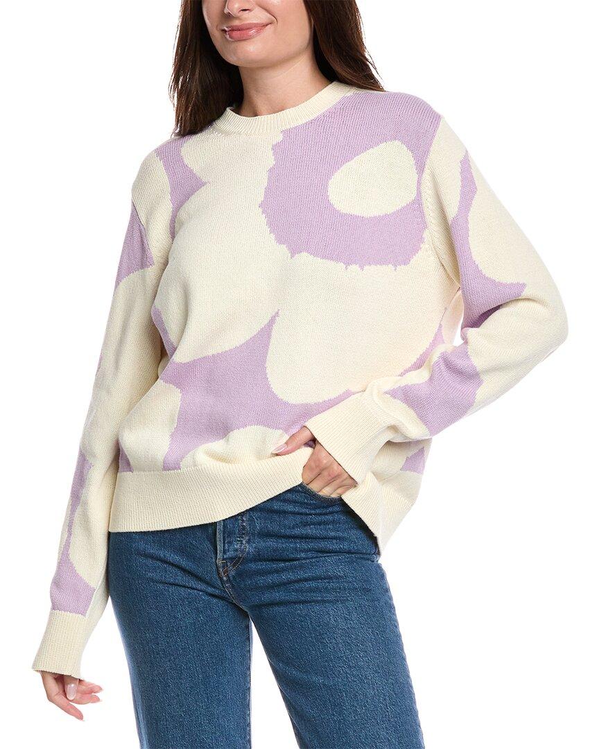 marimekko Sesonki Unikko ニット セーター Marimekko Sesonki Unikko Sweater in Purple | Lyst
