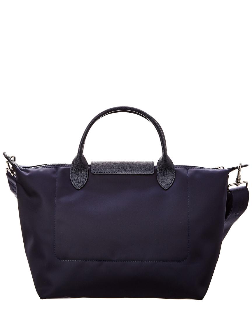 Longchamp Le Pliage Neo Small Nylon Bucket Bag In Black