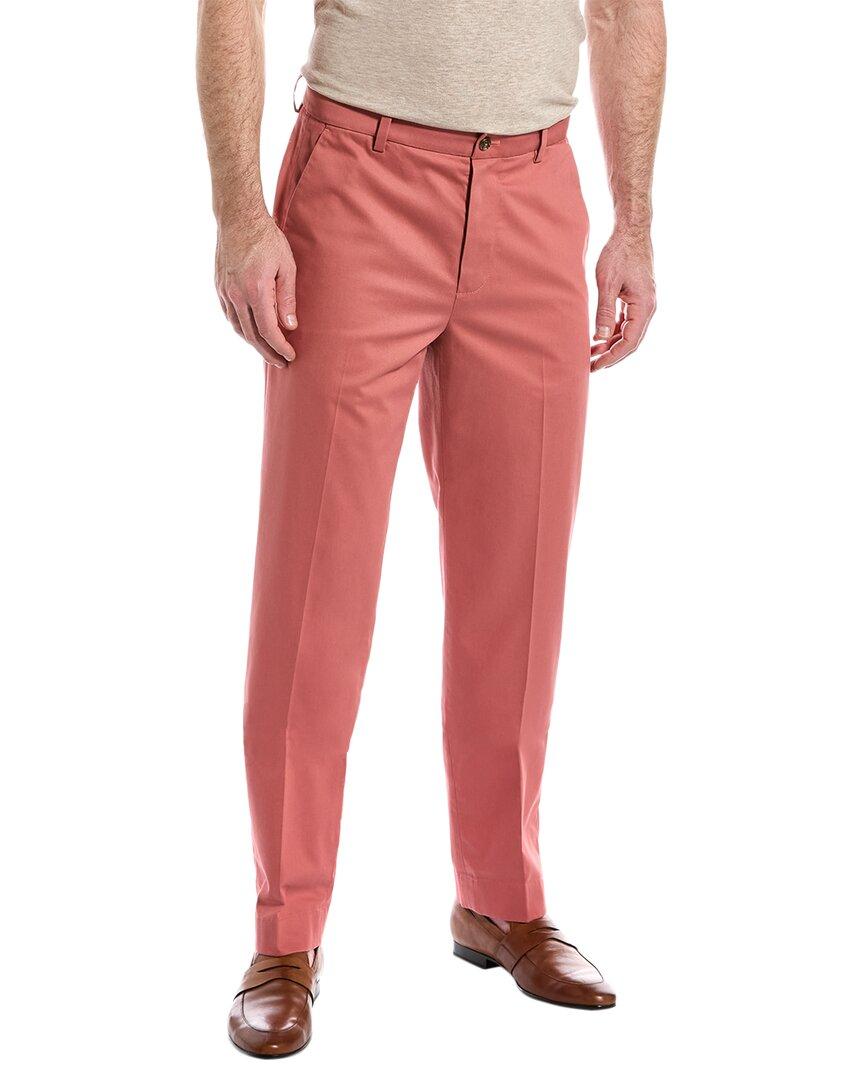 Brooks Brothers Advantage Chino Stretch Clark Fit Pant in Red for Men | Lyst