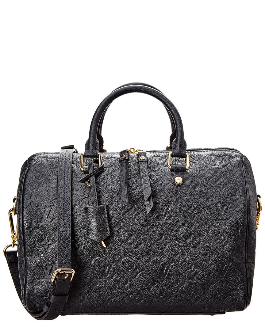 Louis Vuitton Navy Monogram Empreinte Leather Speedy 30