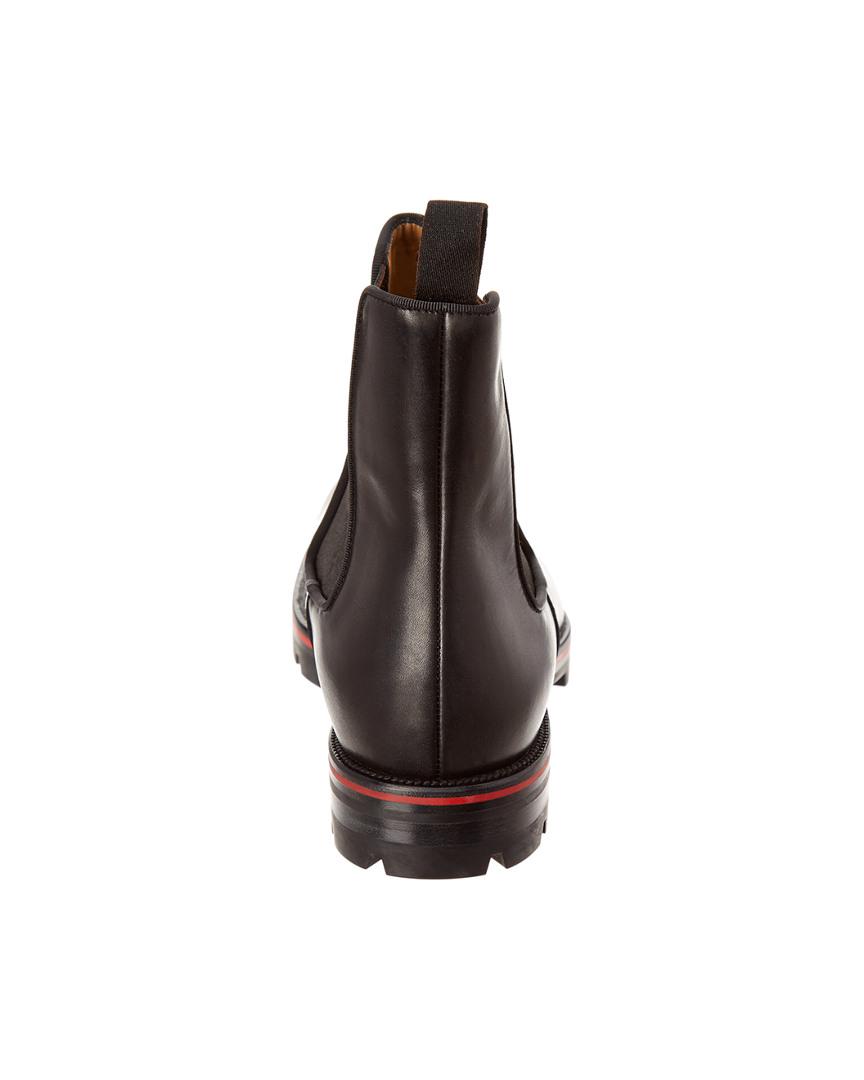 Christian Louboutin Alpinono Leather Boot in Black for Men | Lyst