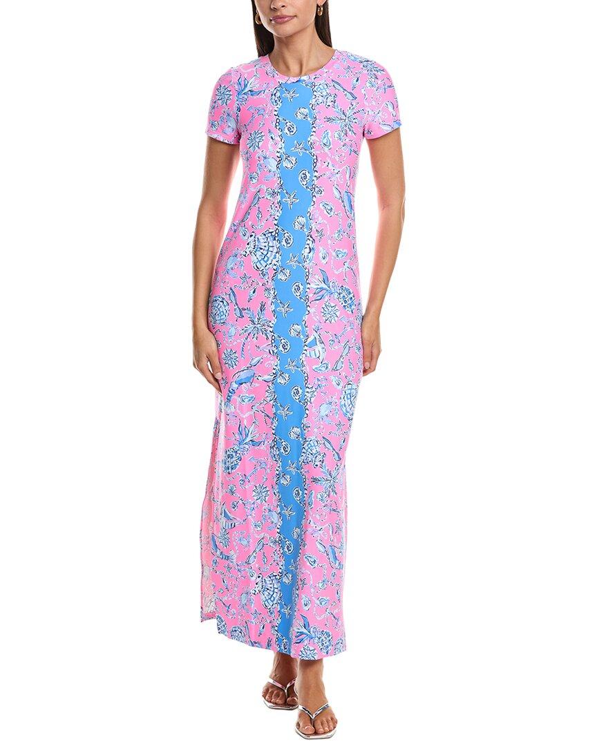 east atlanta maxi dress navy Baltic Born Womens Verona Smocked Maxi Dress | Navy + White Floral
