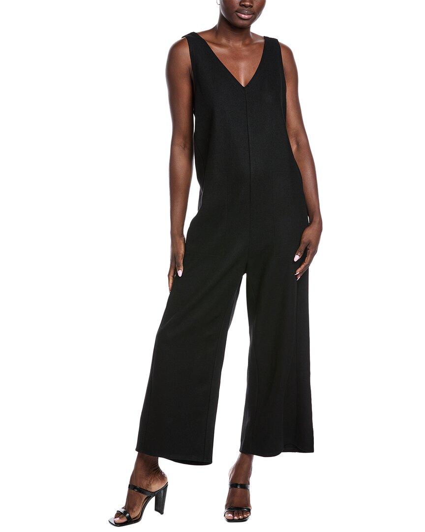 Eileen Fisher Jersey Wool Jumpsuit in Black Lyst UK