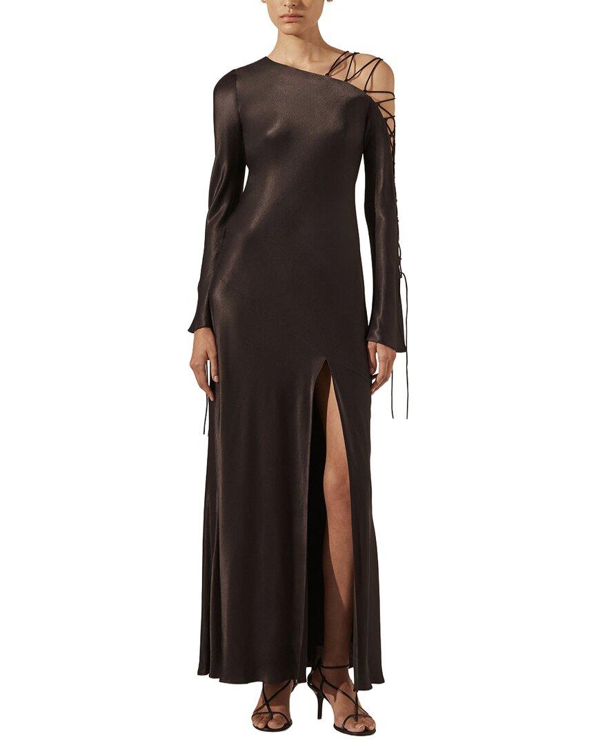 chinese dress ladies Huxley Long Sleeve Cowl Maxi Dress | Vanilla | Dresses