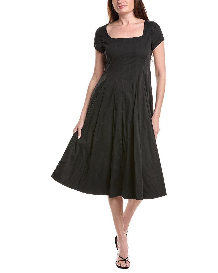 ellen tracy evening dresses TIE WAIST V-NECK DRESS Black / S