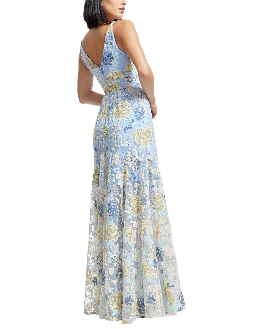 Dress the Population Samira Maxi Dress in Blue | Lyst