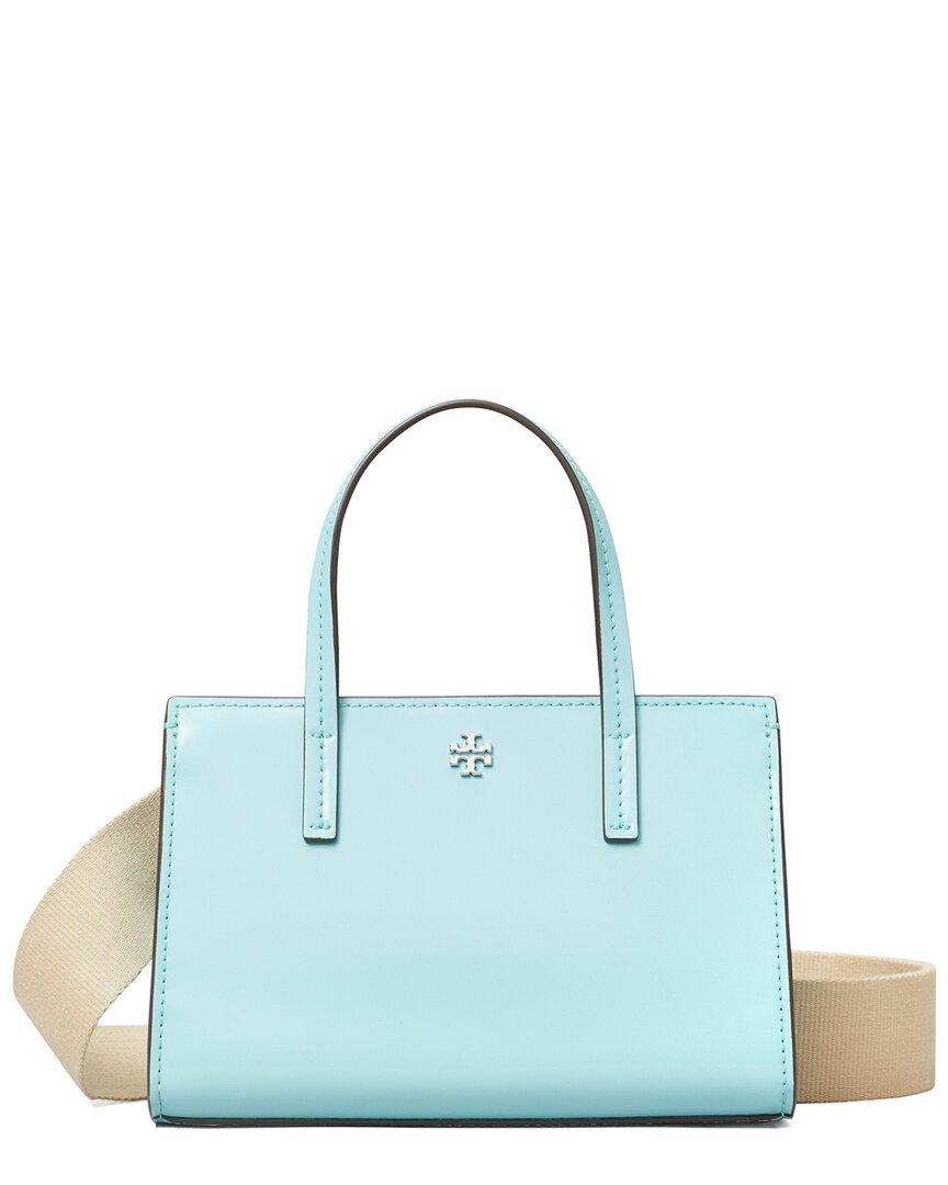 トリーバーチ BLAKE SMALL ミニ トート Tory Burch Blake Mini Leather Tote in Blue | Lyst