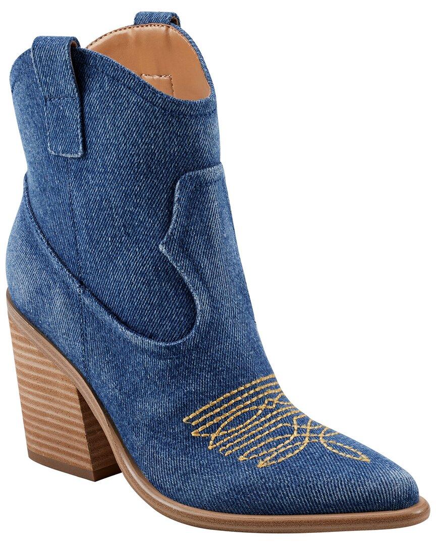 Marc Fisher Jalella Bootie in Blue Lyst