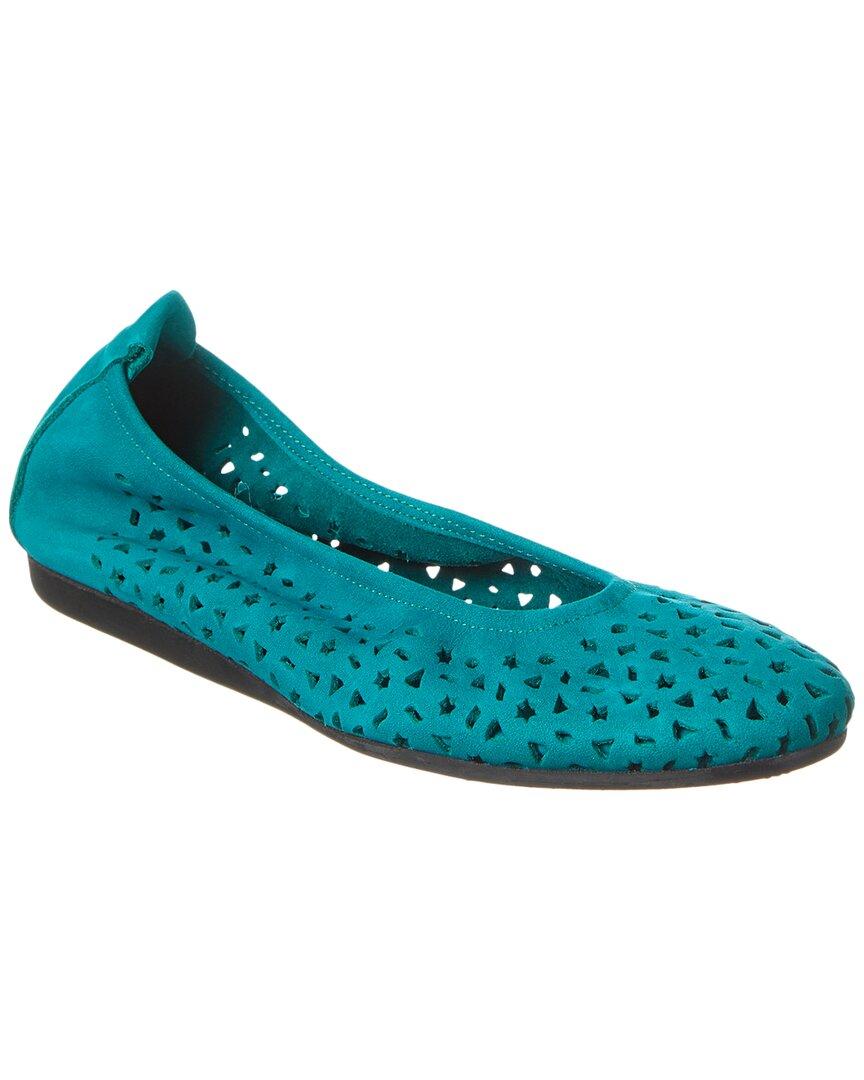 Arche Lilly Leather Flat in Blue Lyst