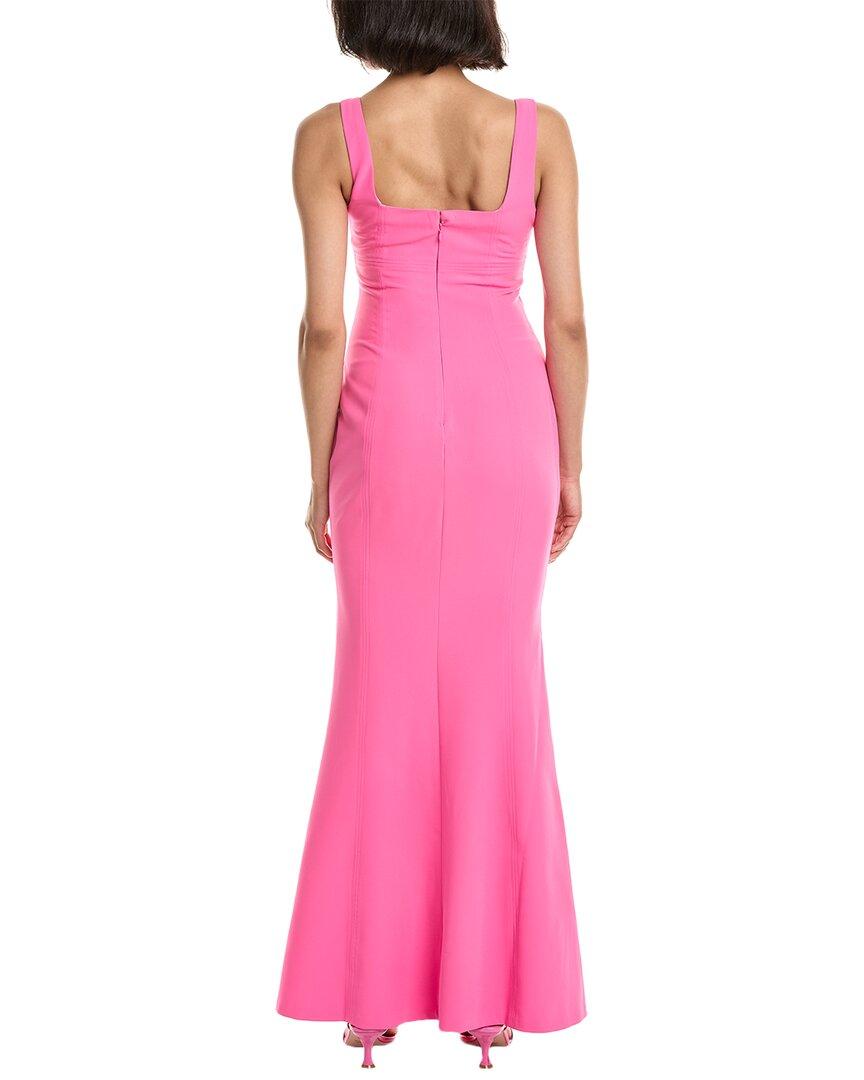 Laundry by Shelli Segal Square Neck Gown in Pink Lyst