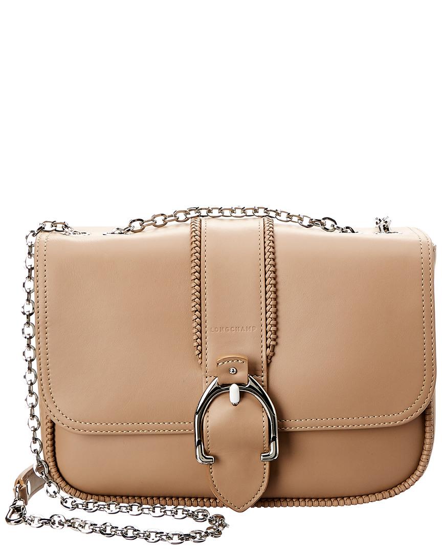 Longchamp Amazone Small Leather Shoulder Bag in Brown - Save 28% - Lyst