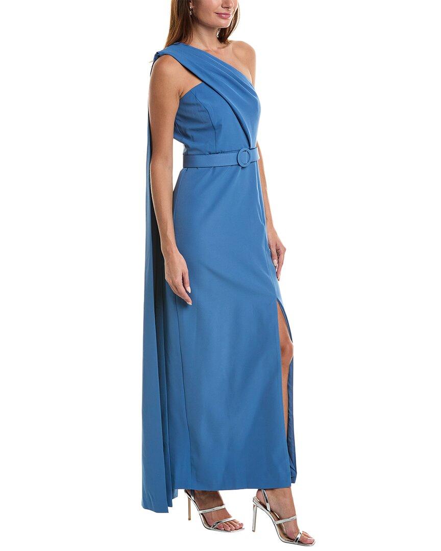 Kay unger one shoulder dress hot sale