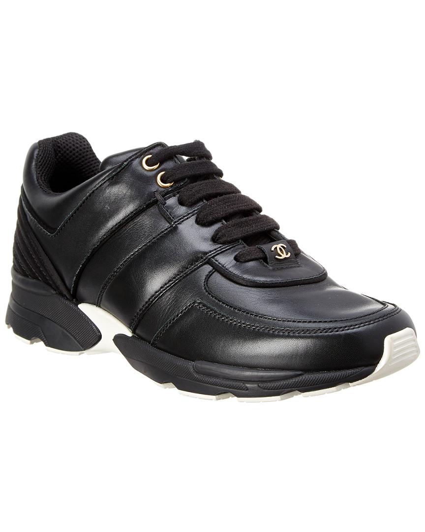 Chanel Sneakers Black Leather ref244650  Joli Closet