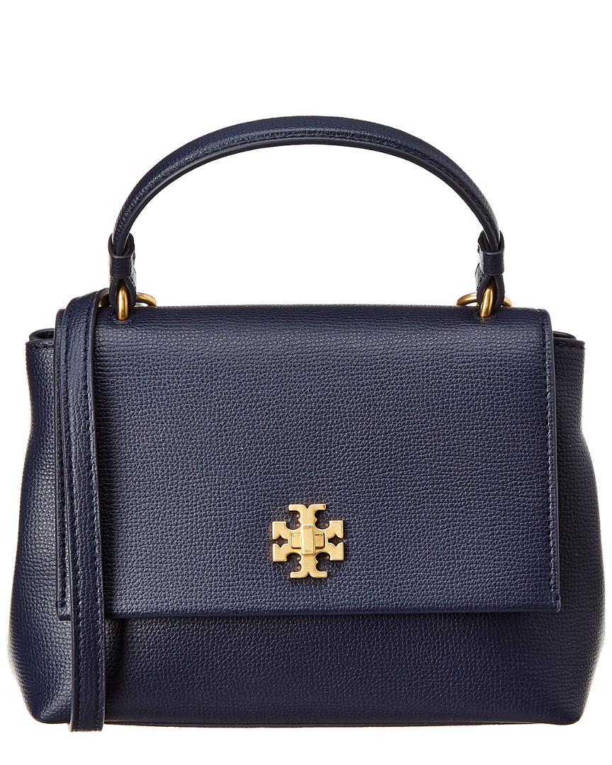 Tory Burch Kira Top Handle Mini Leather Satchel in Blue Lyst