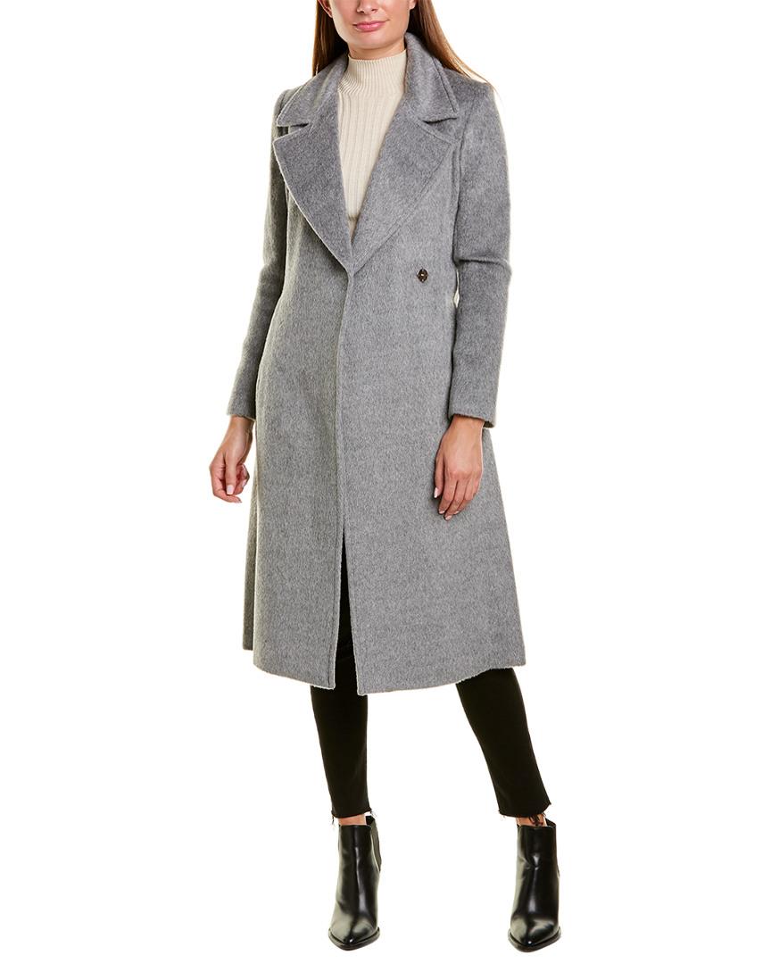 cole haan suri alpaca & wool wrap jacket