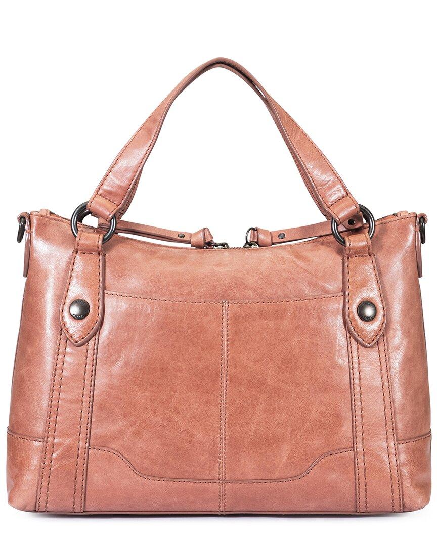 Frye Melissa Medium Leather Satchel in Pink | Lyst