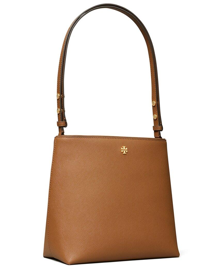 Tory Burch Emerson Cow Leather Bucket in Brown Lyst UK