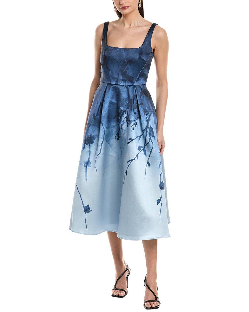 marchesa cocktail dress sale Multi Embroidered Midi Dress by Marchesa Notte