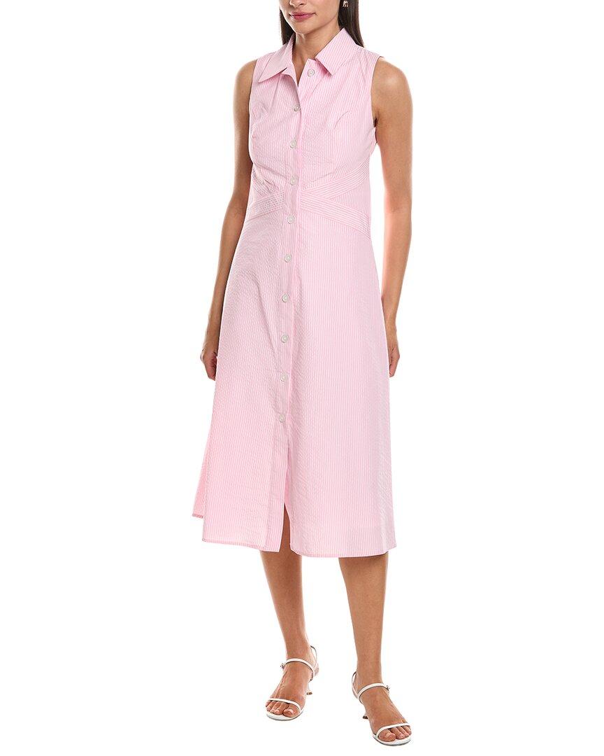 nanette lepore pink dress NEW Nanette Lepore Long Pink Dress Size 4 Short Sleeve Formal Wedding Pullover