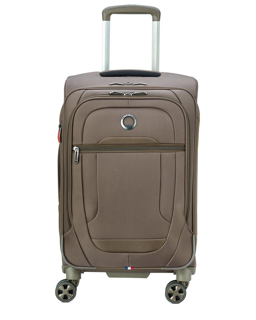 Delsey Helium Dlx Expandable Spinner Carryon in Gray Lyst
