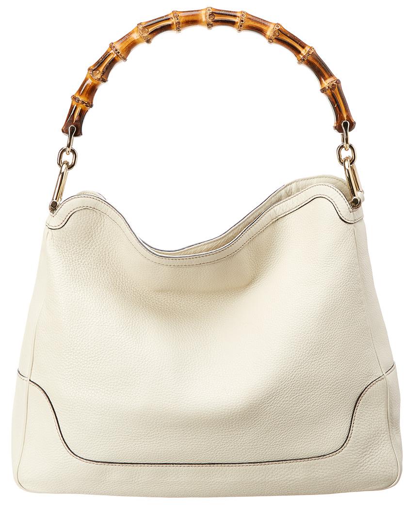 gucci cream leather handbag