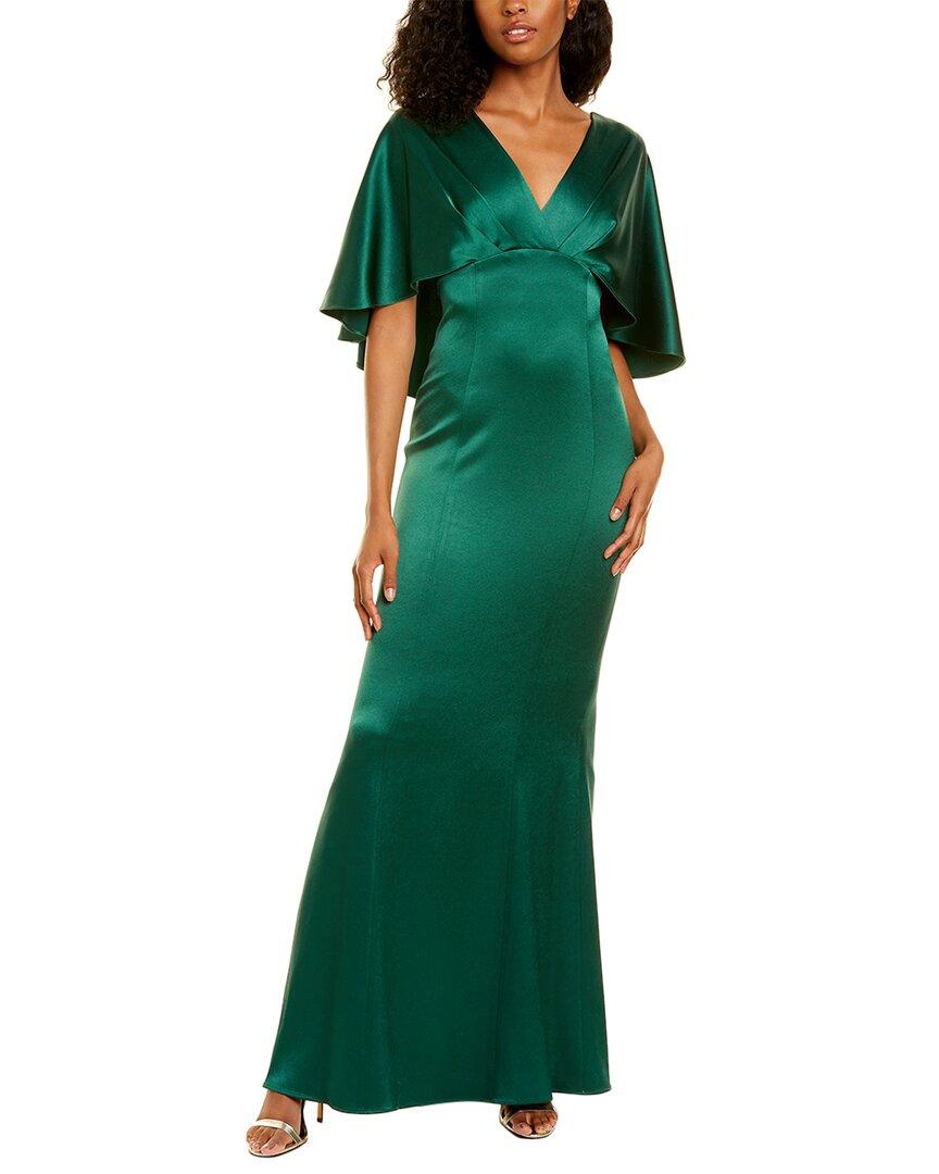 Rickie Freeman Stretch Satin Gown 