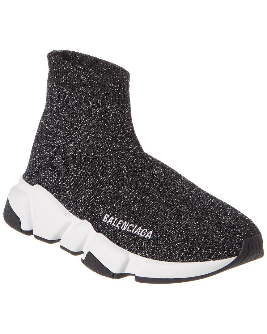 Balenciaga Speed Knitted High-top Trainers in Black (Metallic) - Save 53% -  Lyst