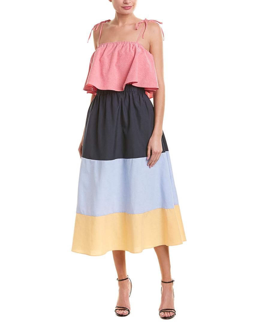 english factory colorblock maxi