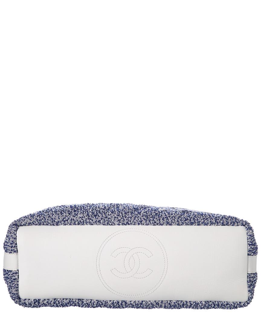 Chanel Terry Beach Tote With Towel White and Navy Terry Fabric New In  Dustbag Ships From London