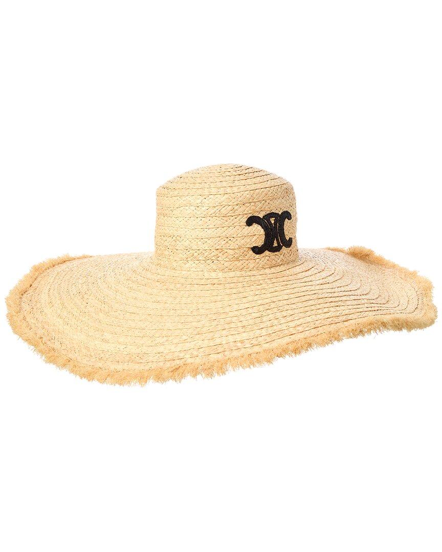Celine Raffia Hat in Natural | Lyst UK display picture 2