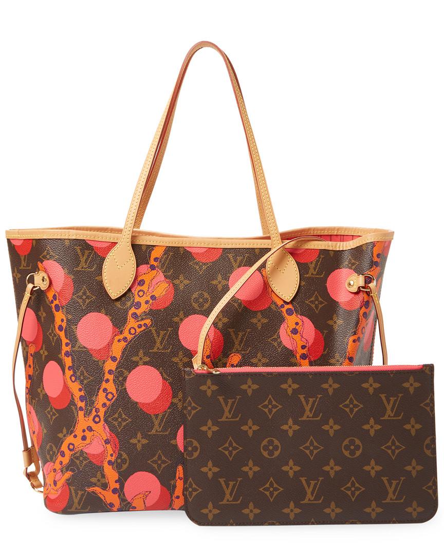 Louis Vuitton Limited Edition Pink Ramages Monogram Canvas Neverfull Mm Nm - Lyst
