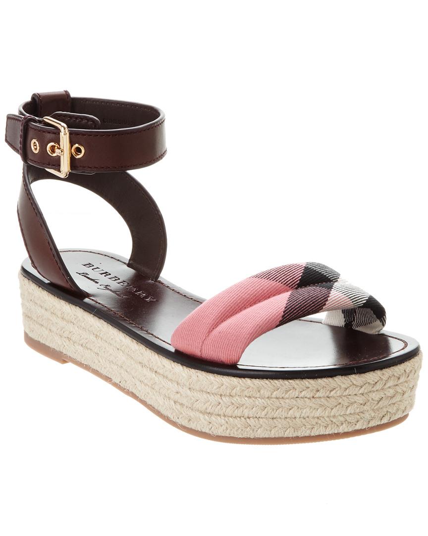 burberry platform sandals
