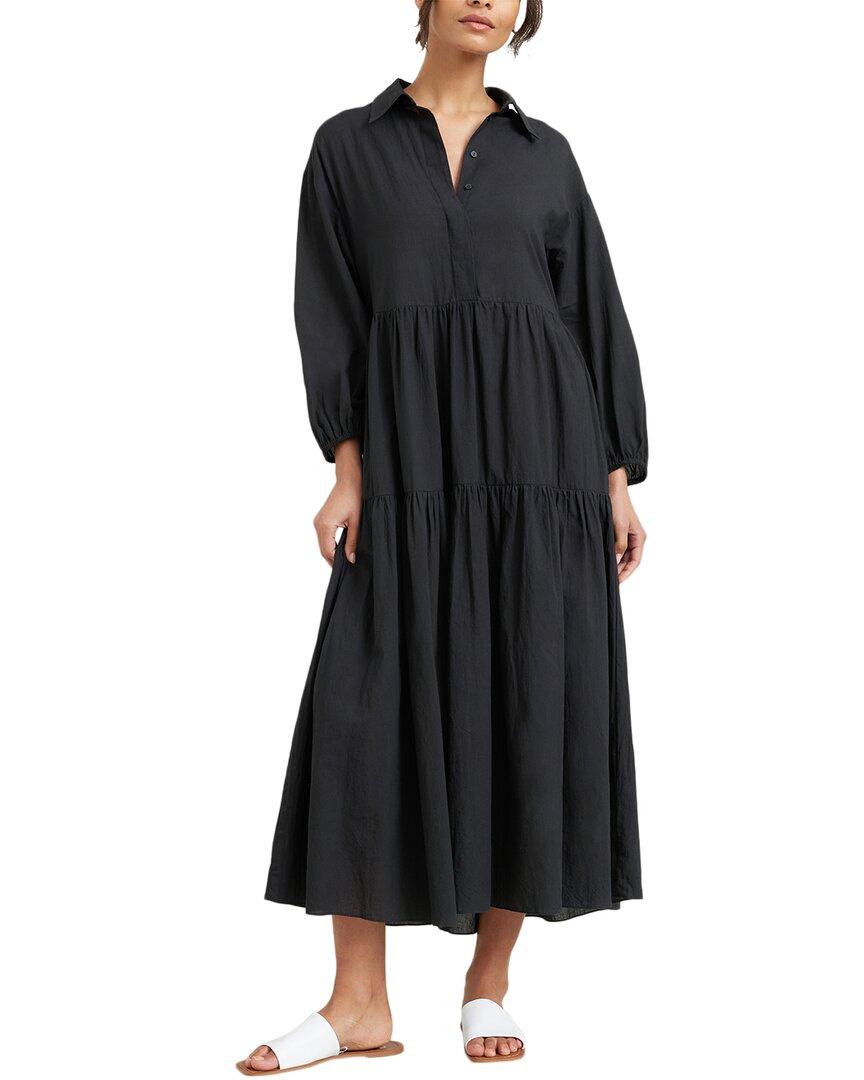 MODERN CITIZEN Delia Tiered Maxi Dress in Black Lyst