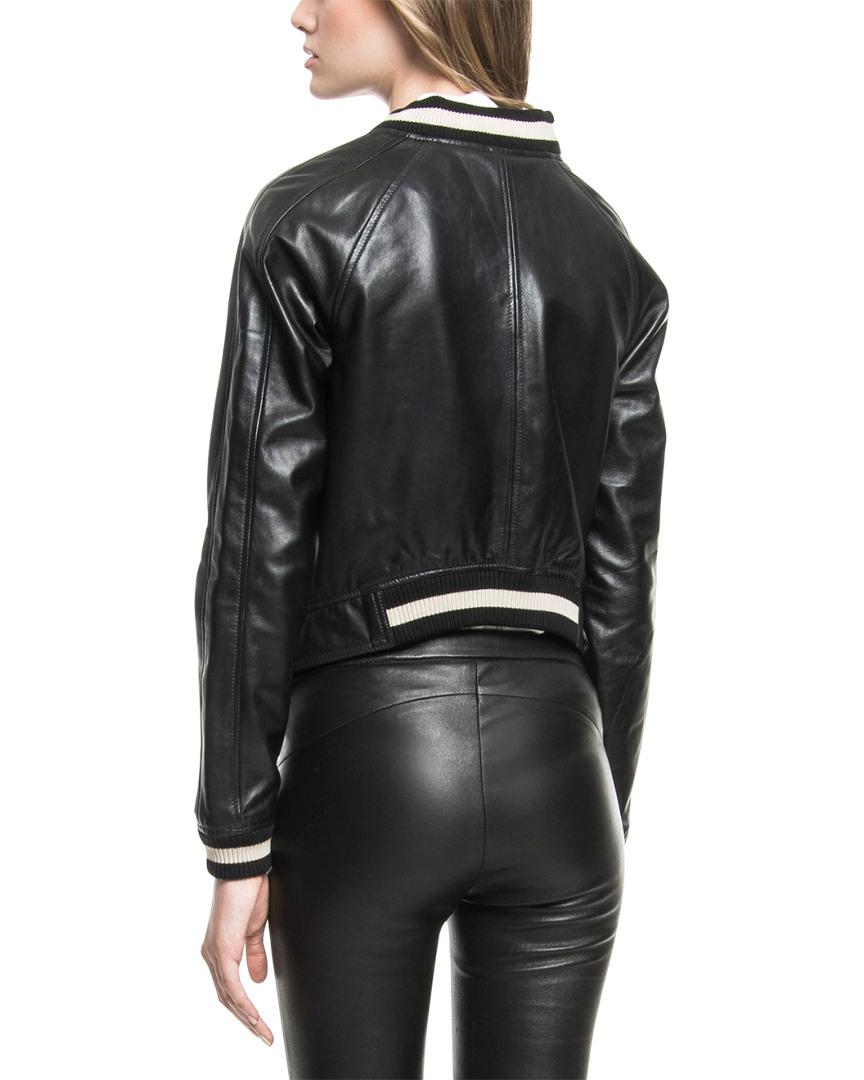 lamarque leather jacket