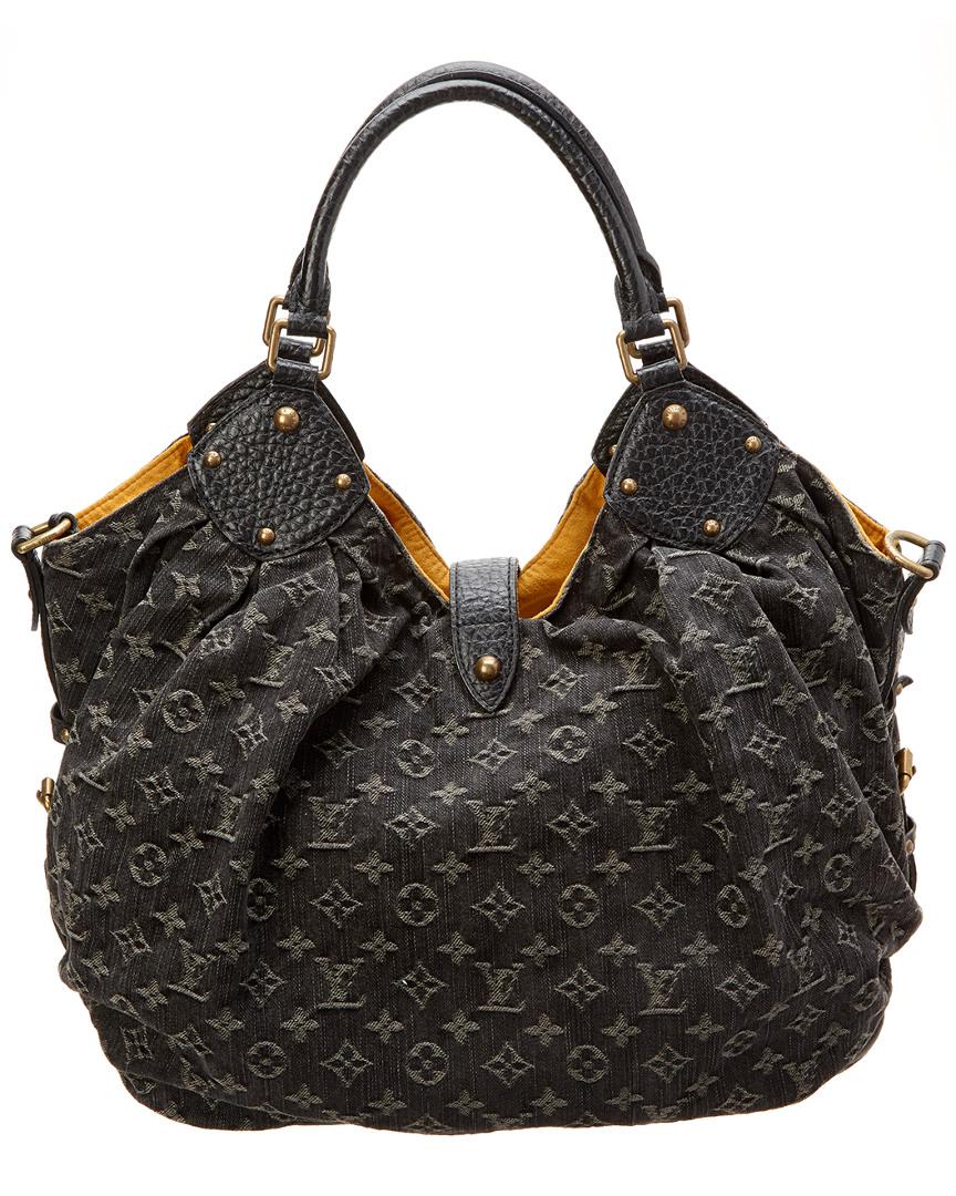 Louis Vuitton Black Monogram Denim 