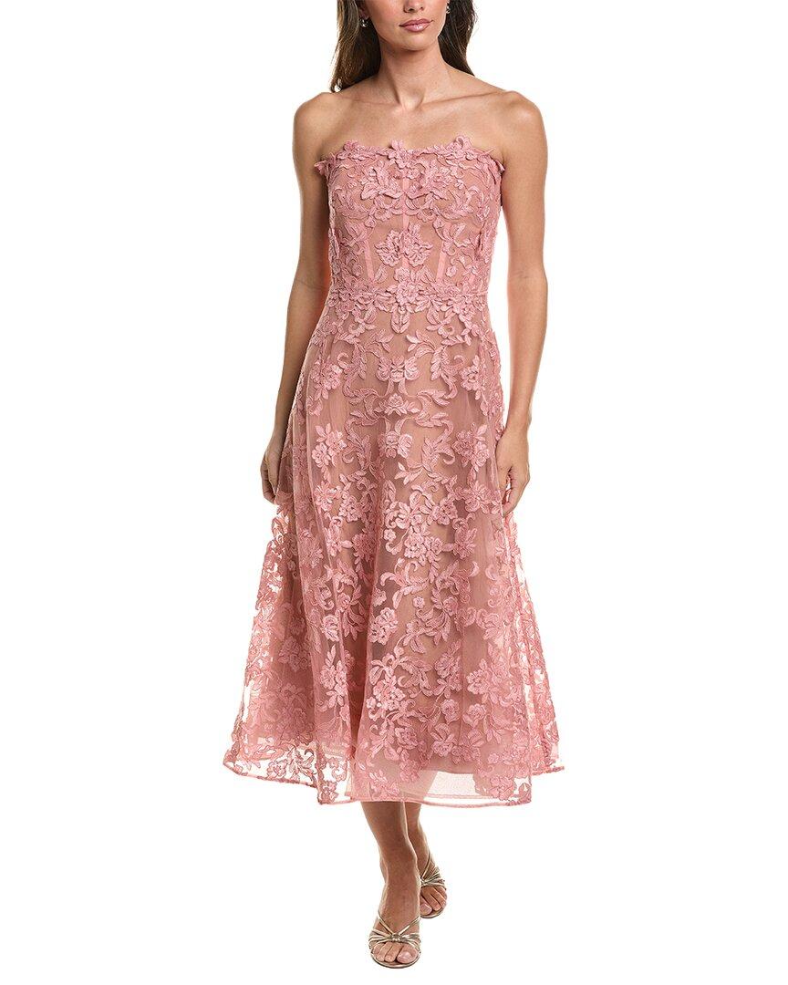 marchesa designer dresses Notte Printed V-Neck Midi Dress a captivating blend of modern allure and classic elegance marchesa designer wedding dresses Marchesa