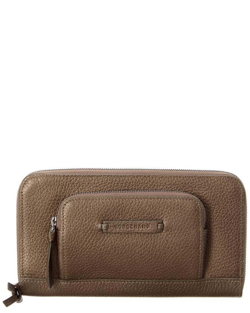 longchamp leather wallet