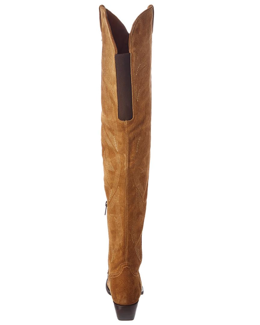 frye shane thigh high boots