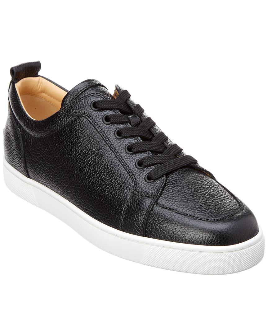 Christian Louboutin Rantulow Leather Sneaker in Black for Men