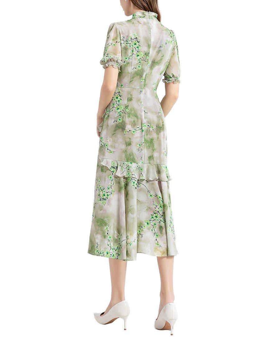 knee length dresses for ladies Black Jersey Draped Laurella Midi Dress main image 1