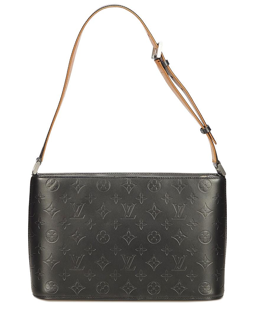 Louis Vuitton embossed Monogram shiny Patent glossy Vernis Mira chain bag  MINT