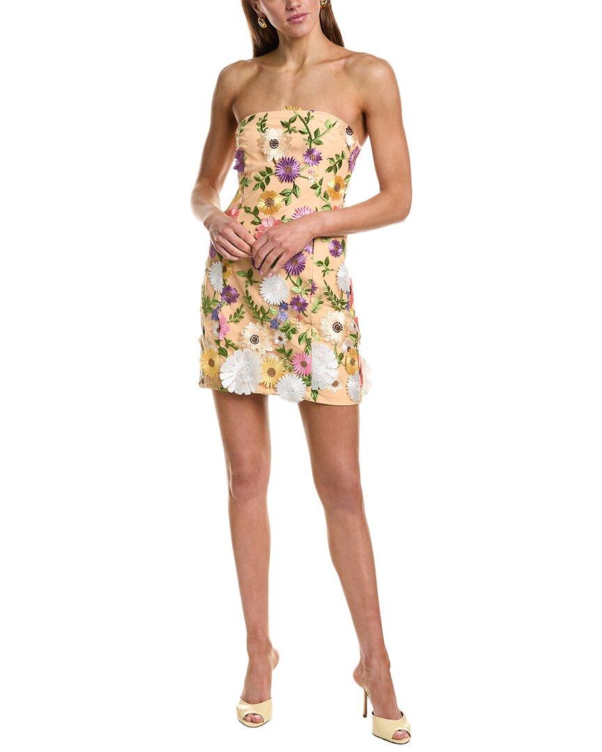 endless rose strapless embroidered mini dress Refined embroidery, tailored structure, and a romantic botanical finish with understated elegance. The Floral Embroidered Strapless Minidress. Endless Rose Summer 2026. Now available on the site